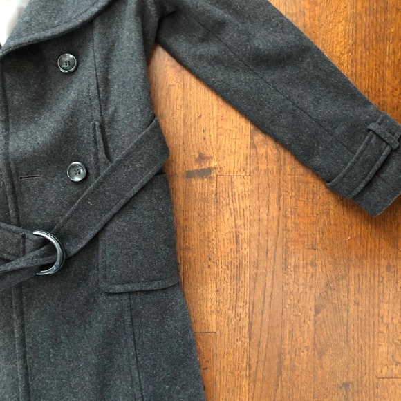 Charcoal Grey Steve Madden Peacoat - Picture 2 of 4